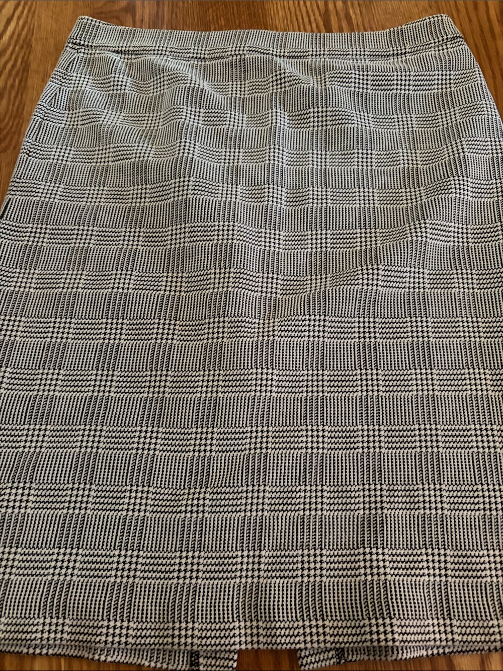 Michael Kors Black and White Tweed Knit Skirt